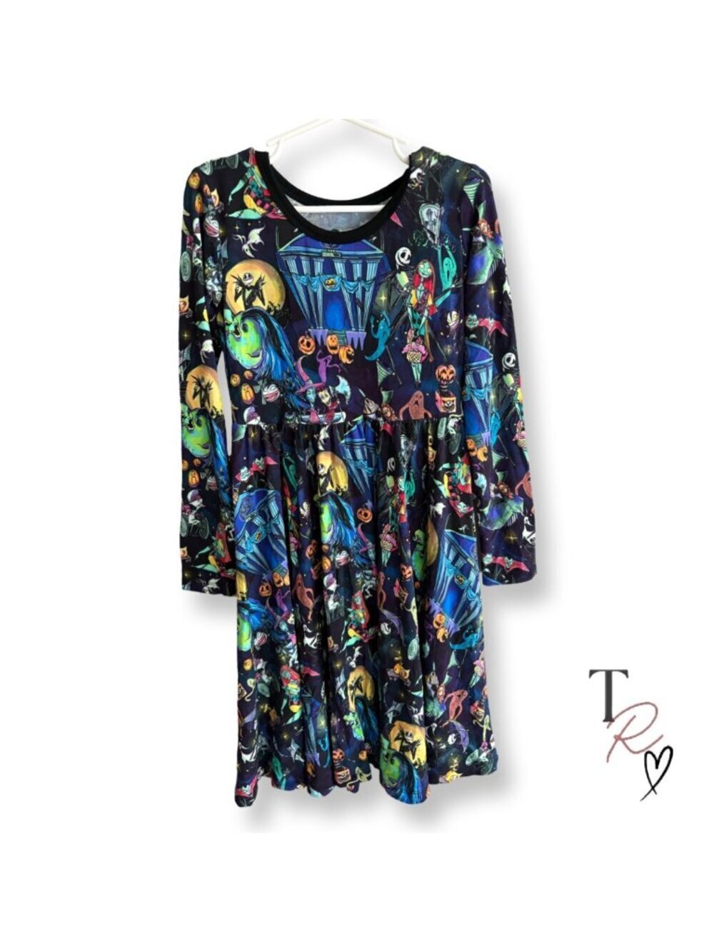 Mysterium NWT Nightmare Before Christmas Jack Sally Halloween Dress Size 7/8